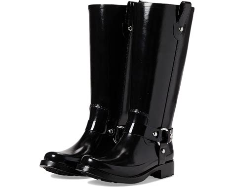 michael kors blue rain boots